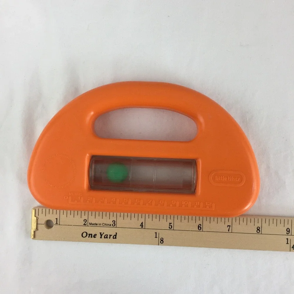 Little Tikes Hand Tool Slide Scale Ruler Level Construction Pretend Play Vintage